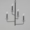 Maxim Lighting Madeira 4-Light Chandelier, Anthracite 12324TCAR - alternate 3
